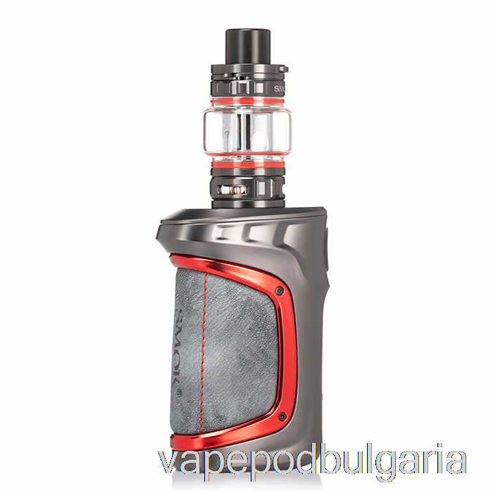 Vape 10000 Дръпки Smok Mag-18 230w Starter Kit Gunmetal Red